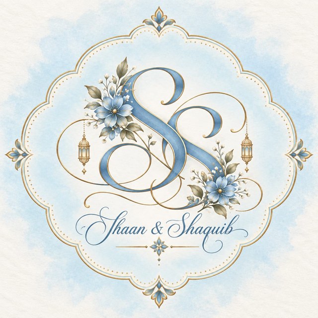 Couple monogram logo